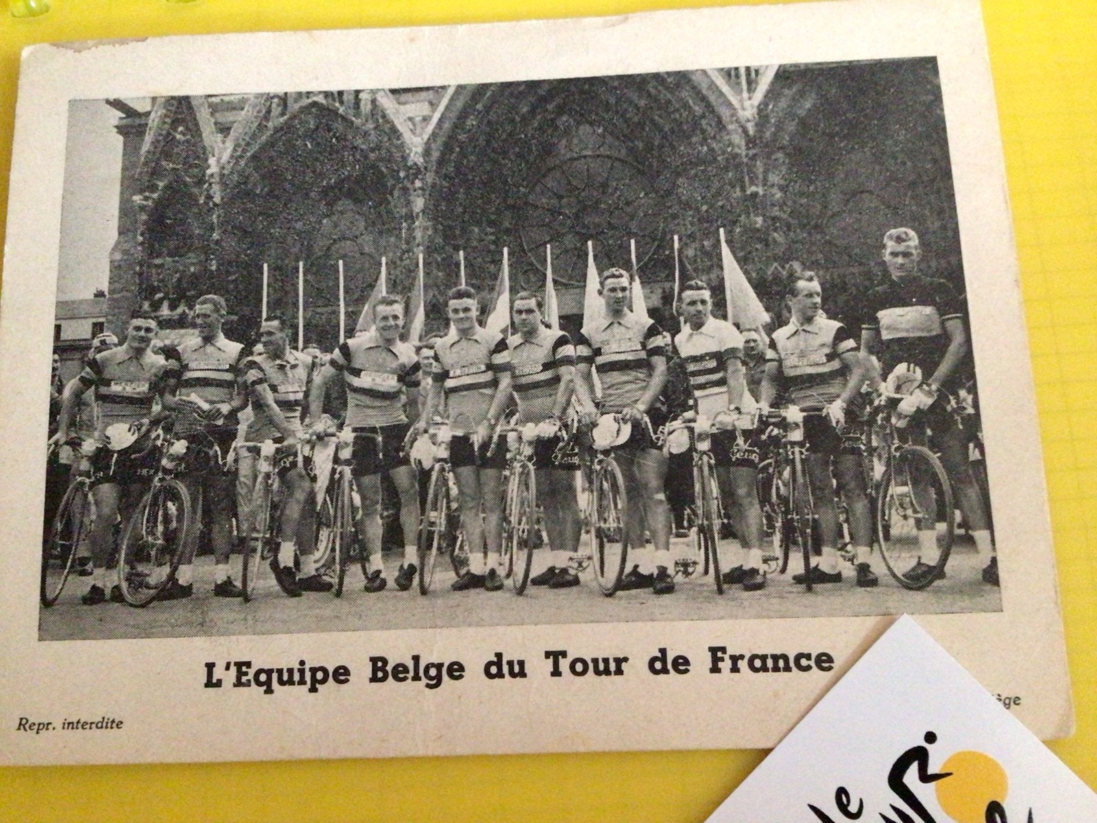 Wielerkaart tour de france belgie stan ockers janssens, Sports & Fitness, Cyclisme, Envoi, Comme neuf