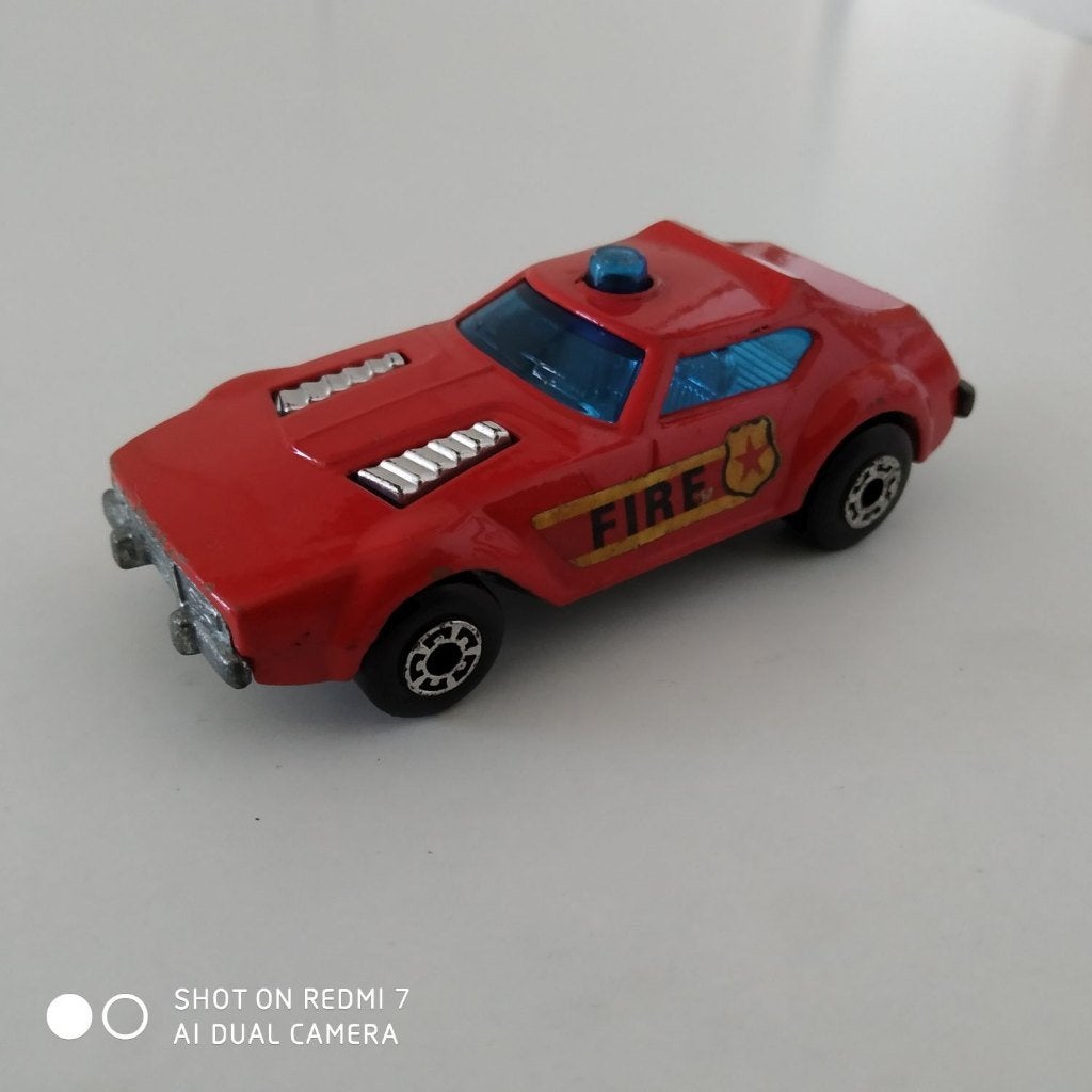 Matchbox Superfast 64 Fire Chief - 1976, Ophalen of Verzenden, Gebruikt, Auto