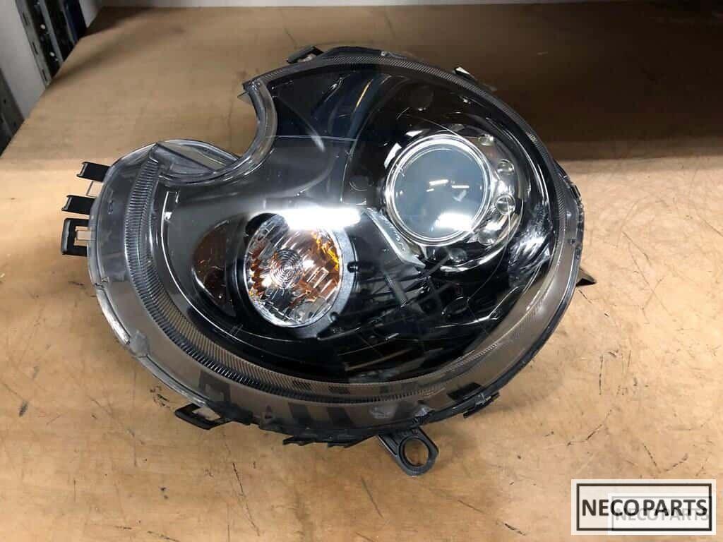 Mini cooper R56 R58 bi xenon koplamp black, Gebruikt, -, -, Ophalen of Verzenden