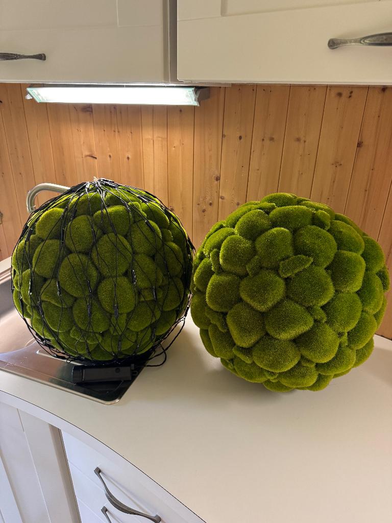 boules décoratives en fausse mousse, Maison & Meubles, Enlèvement, Comme neuf