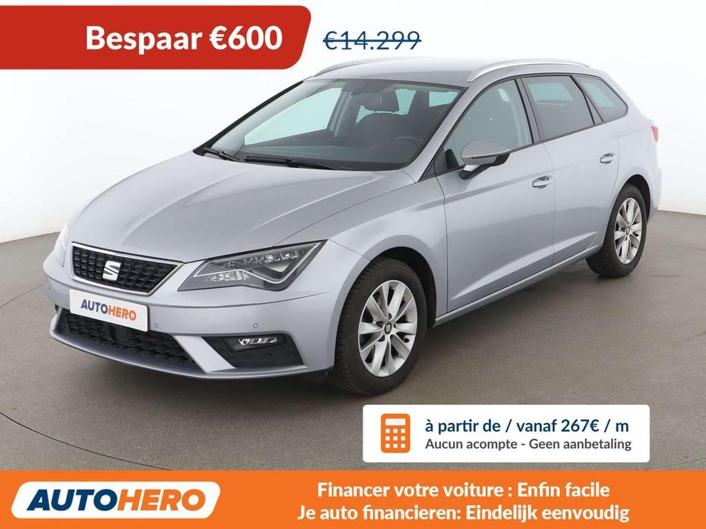 SEAT Leon 1.5 TSI ACT Style (bj 2020), Auto's, Voorwielaandrijving, Stof, Euro 6, Skiluik