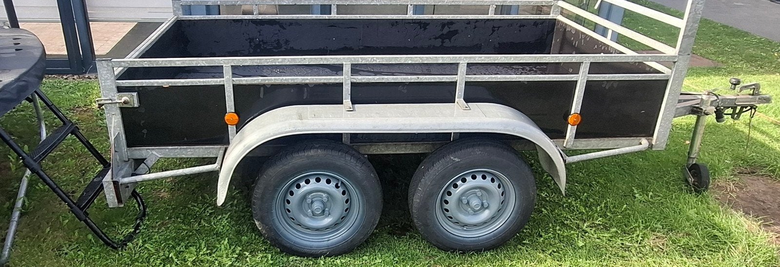 dubbelasser aanhangwagen Remorque 750kg ongeremd, Ophalen of Verzenden