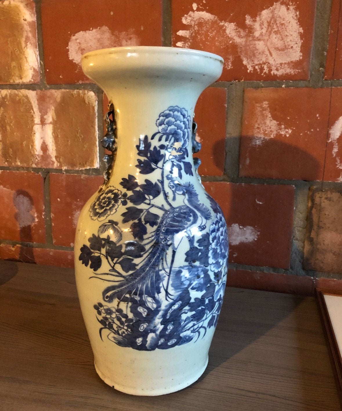 Chinese vaas, Ophalen