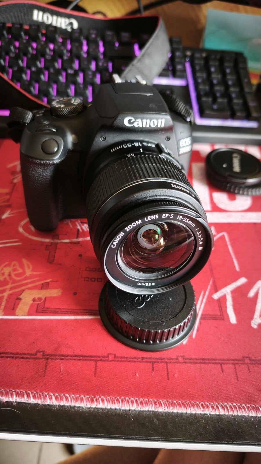 reflex canon 2000D, TV, Hi-fi & Vidéo, Appareils photo analogiques, Enlèvement, Canon