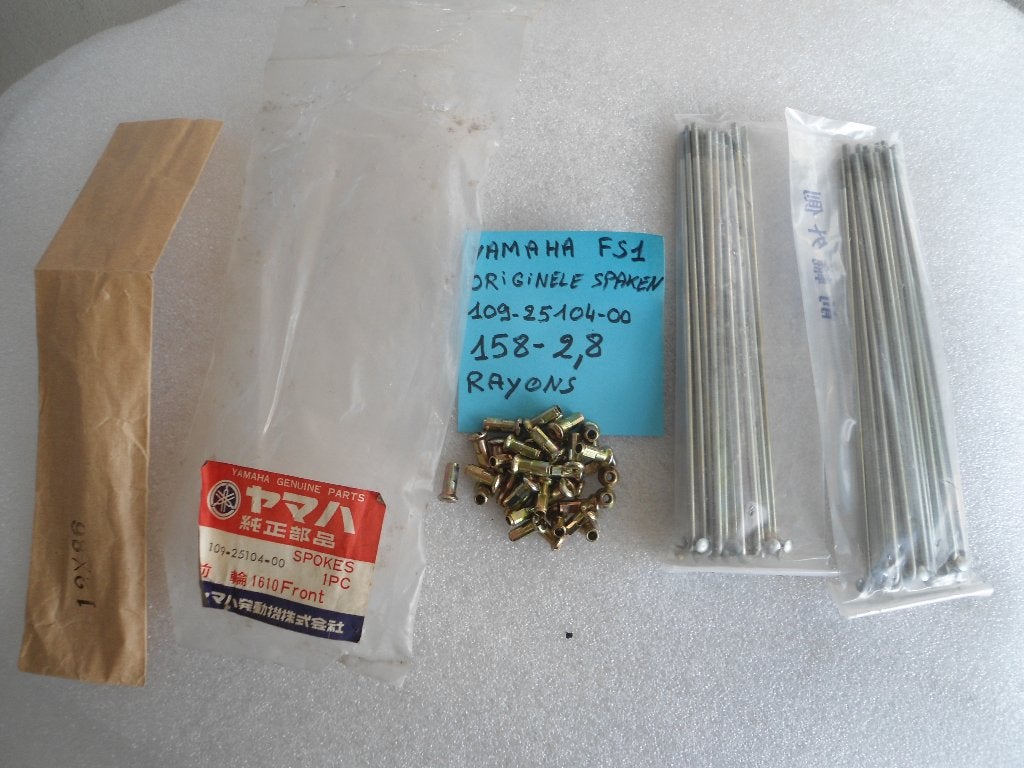 Yamaha fs1 : NOS spaken met nippels 109-25104-00, Fietsen en Brommers, Ophalen, Nieuw, Overige typen, Yamaha
