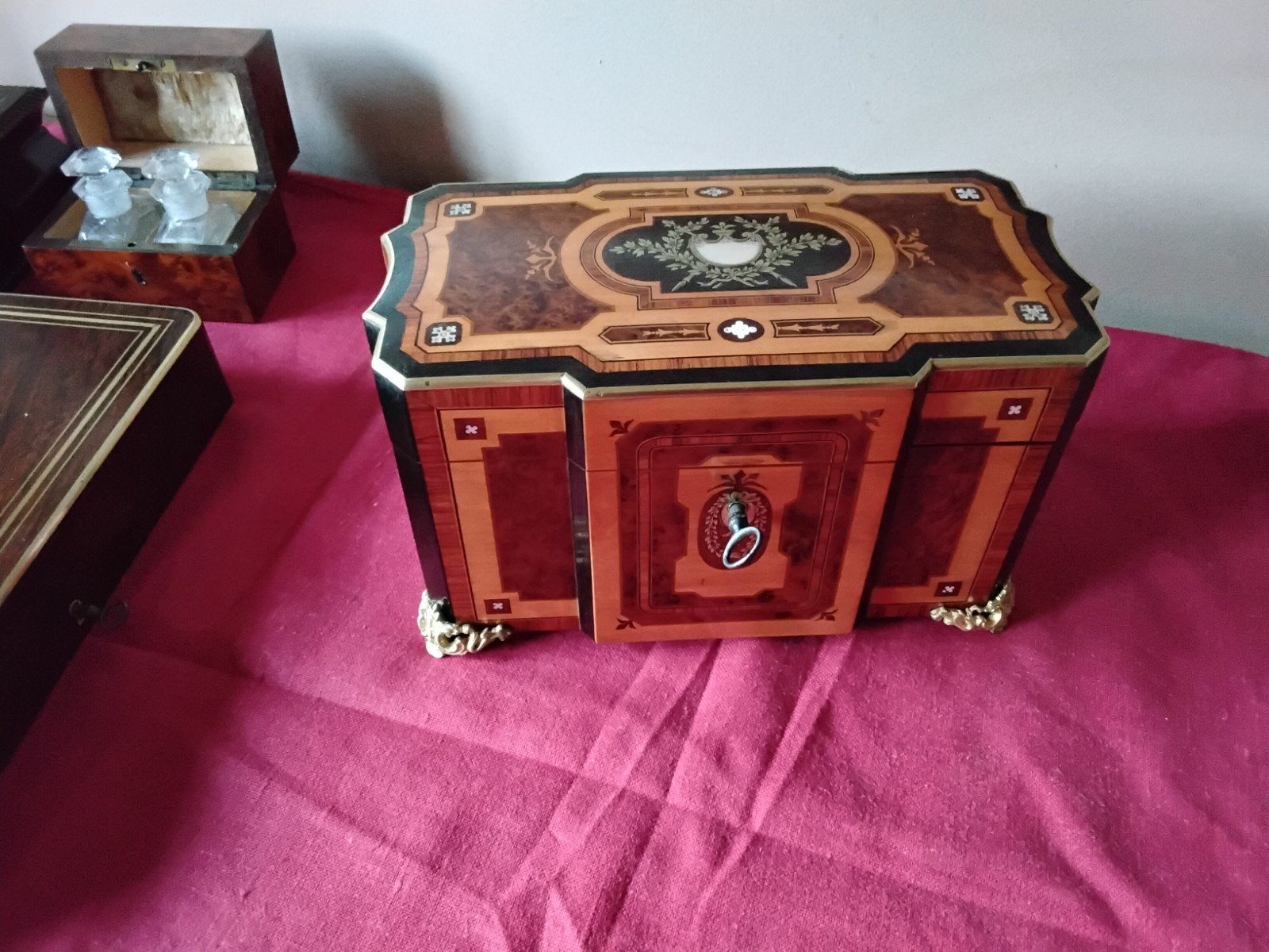 boîte a thé napoléon 3 signé than, Enlèvement ou Envoi
