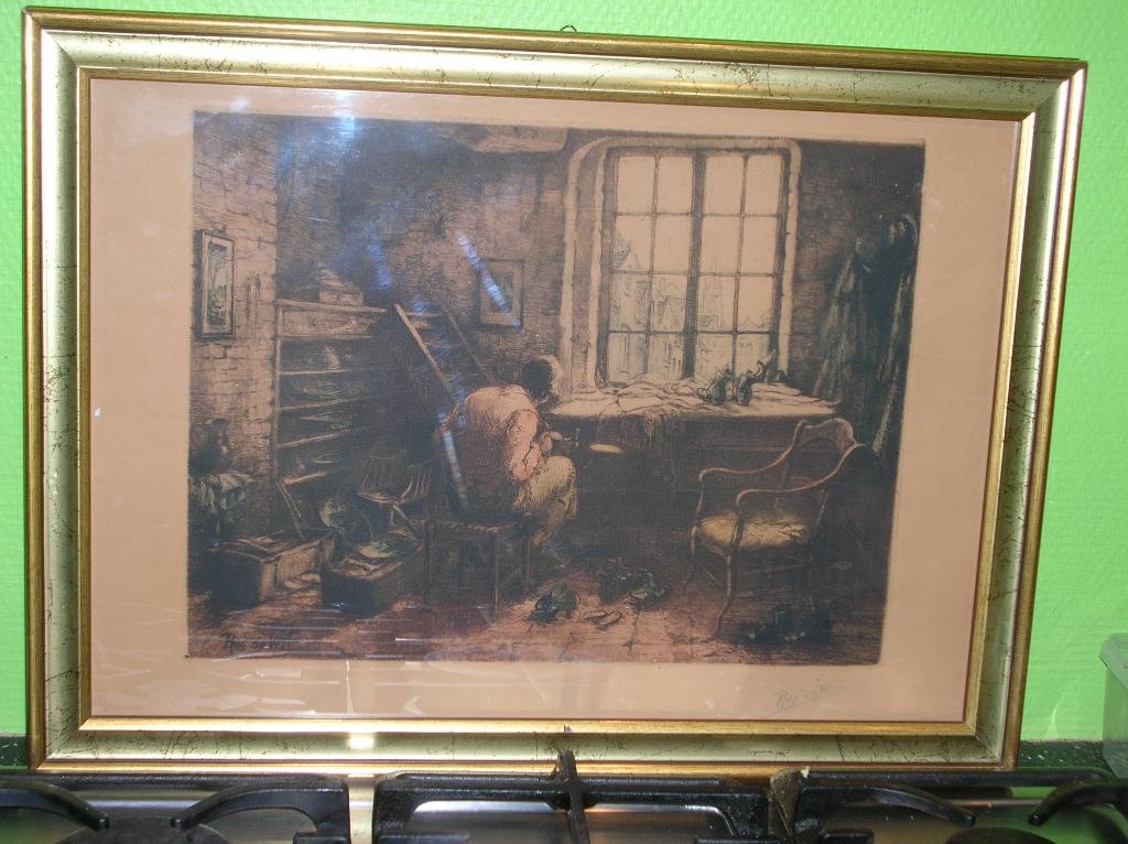 GESIGNEERD DE-WIT-PROSPER ANTWERPEN 1860 SCHAARBEEK 1947, Ophalen of Verzenden, Gesigneerd