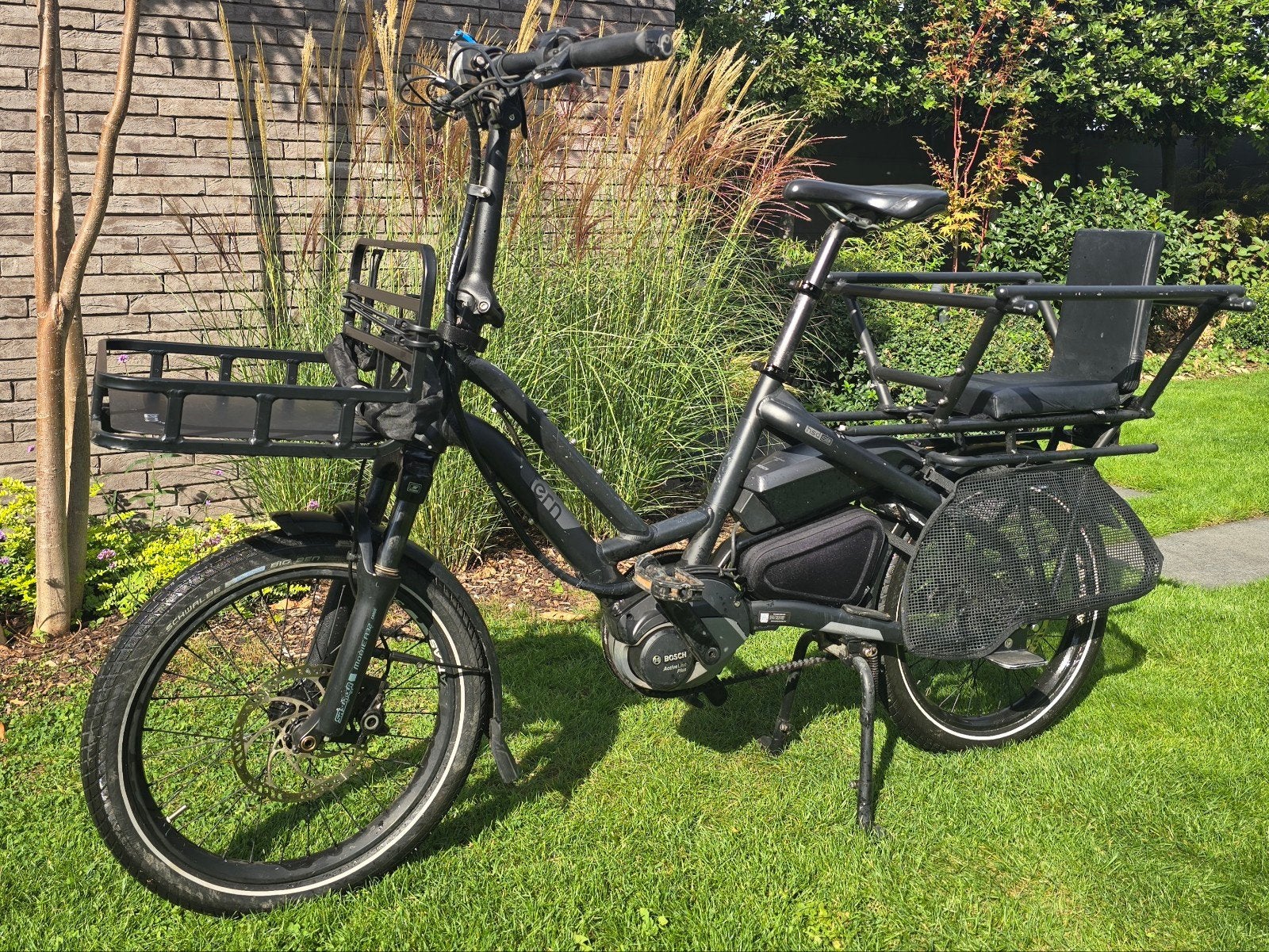 Tern HSD S8I cargofiets, Fietsen en Brommers, Ophalen, Gebruikt, Deels opvouwbaar, Versnellingen