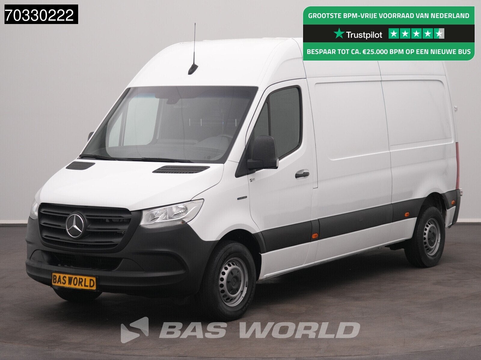Mercedes eSprinter 312 112 L2H2 100% Elektrisch 55kWh 168km, Auto's, Automaat, Stof, Gebruikt, 116 pk