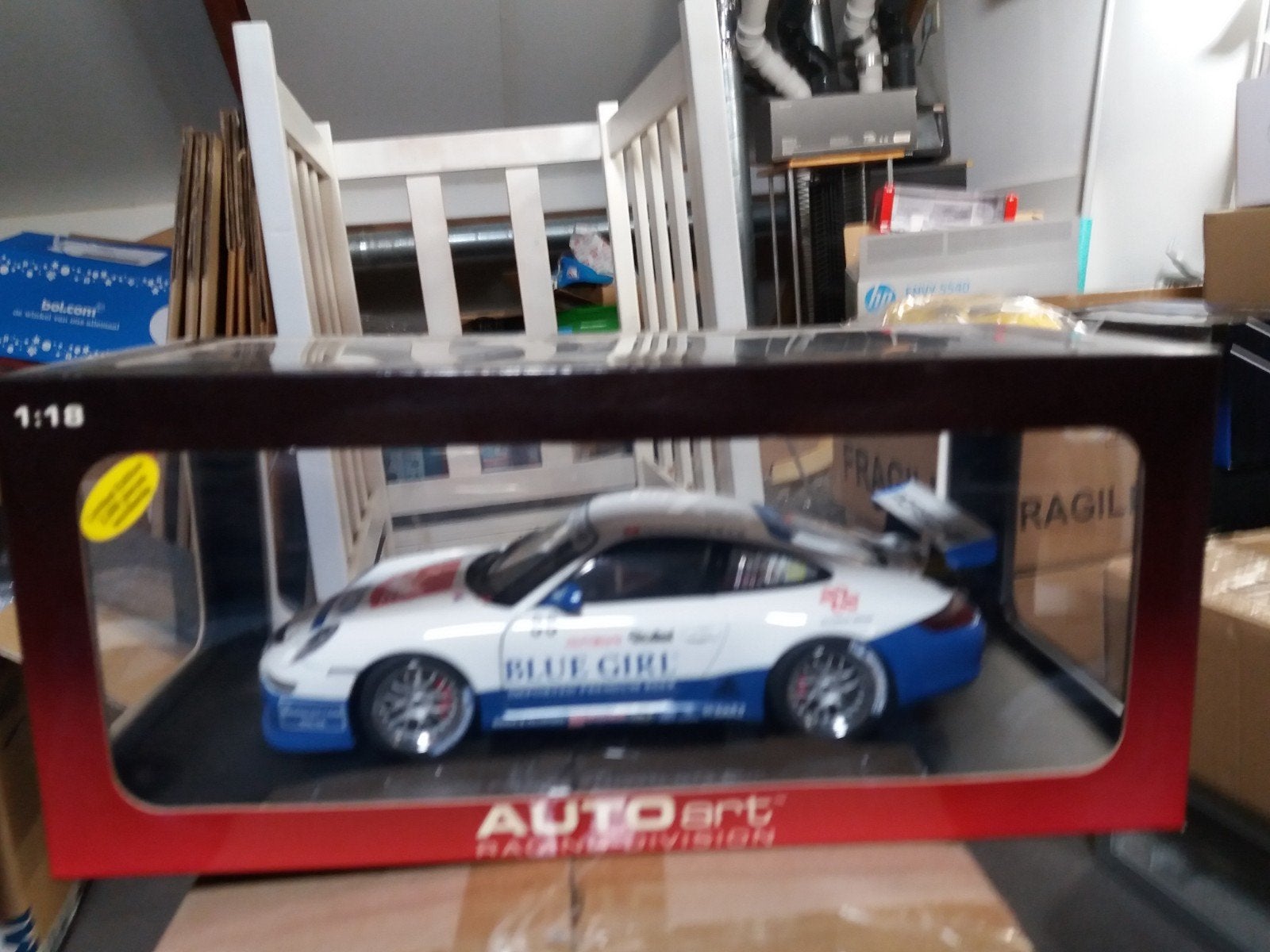 Autoart 1/18 Porsche 911 997 GT3 CUP GAGNANTE DE LA PCCA CUP, Enlèvement ou Envoi, Neuf, Voiture, Autoart