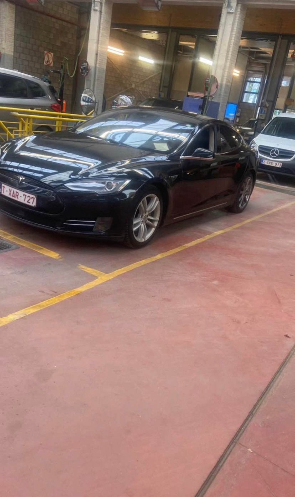 Tesla Model free Supercharger, Autos, Cuir, Achat, Model S, Noir