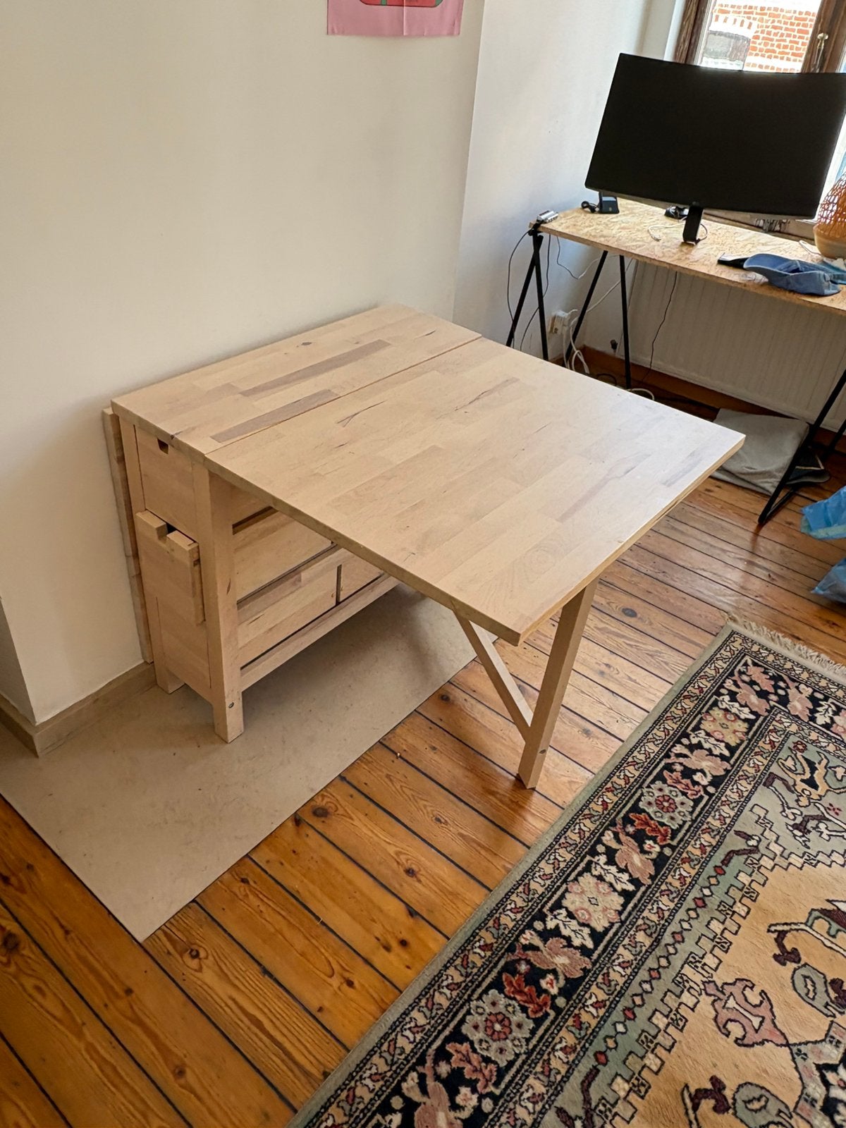 Table modulaire (IKEA), Maison & Meubles, Bureaux, Enlèvement, Comme neuf, IKEA