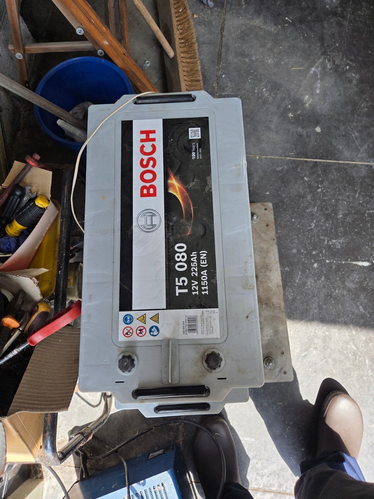 Bosch T5 080 Vrachtwagen Accu – 12V 225Ah 1150A –, Ophalen of Verzenden