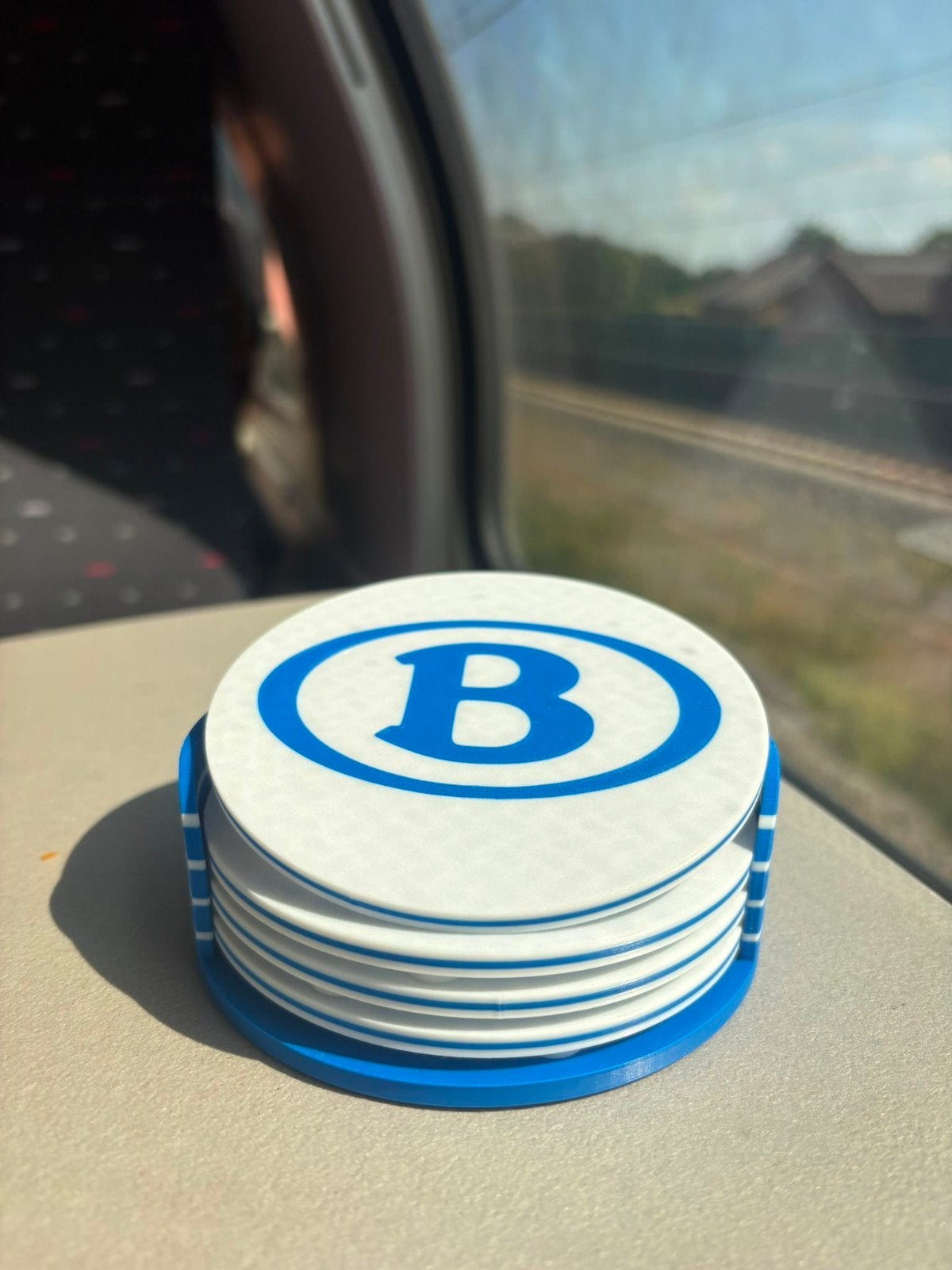 Onderzetters Nmbs, Autos : Divers, Autocollants de voiture, Enlèvement ou Envoi