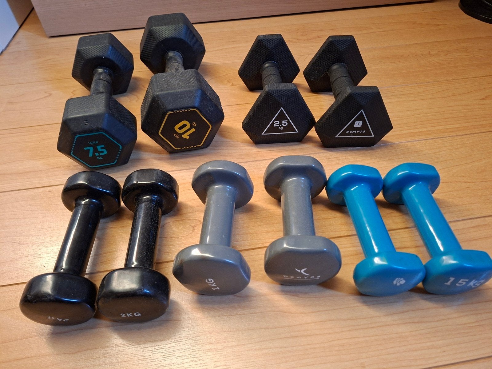 Dumbells & Kettlebells, Enlèvement, Comme neuf, Bras, Haltère