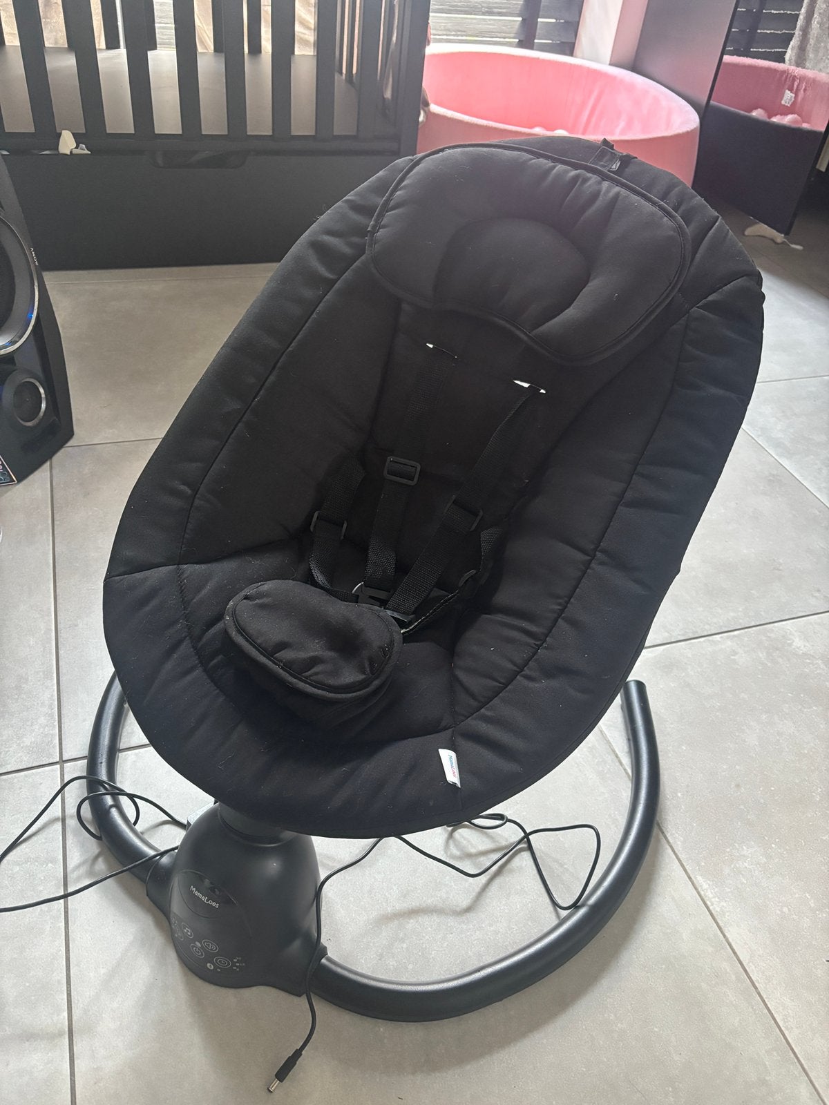 Elektrische schommelstoel, Kinderen en Baby's, Wipstoeltjes, Ophalen, Zo goed als nieuw, Schommelstoel