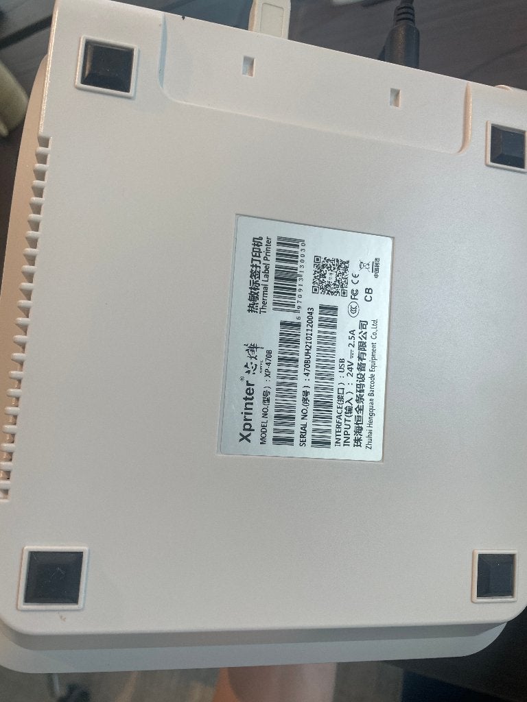 Xprinter XP-470B, Ophalen, Zo goed als nieuw, Azerty, Xprinter