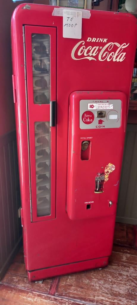 Coca cola automaat uit de jaren 50, Antiek en Kunst, Ophalen