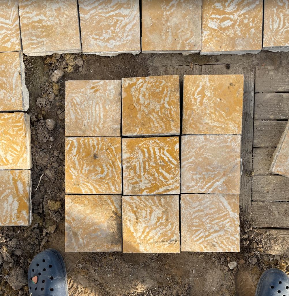 Carreaux de ciment, Moins de 20 cm, Enlèvement, Autres matériaux, Carrelage de sol
