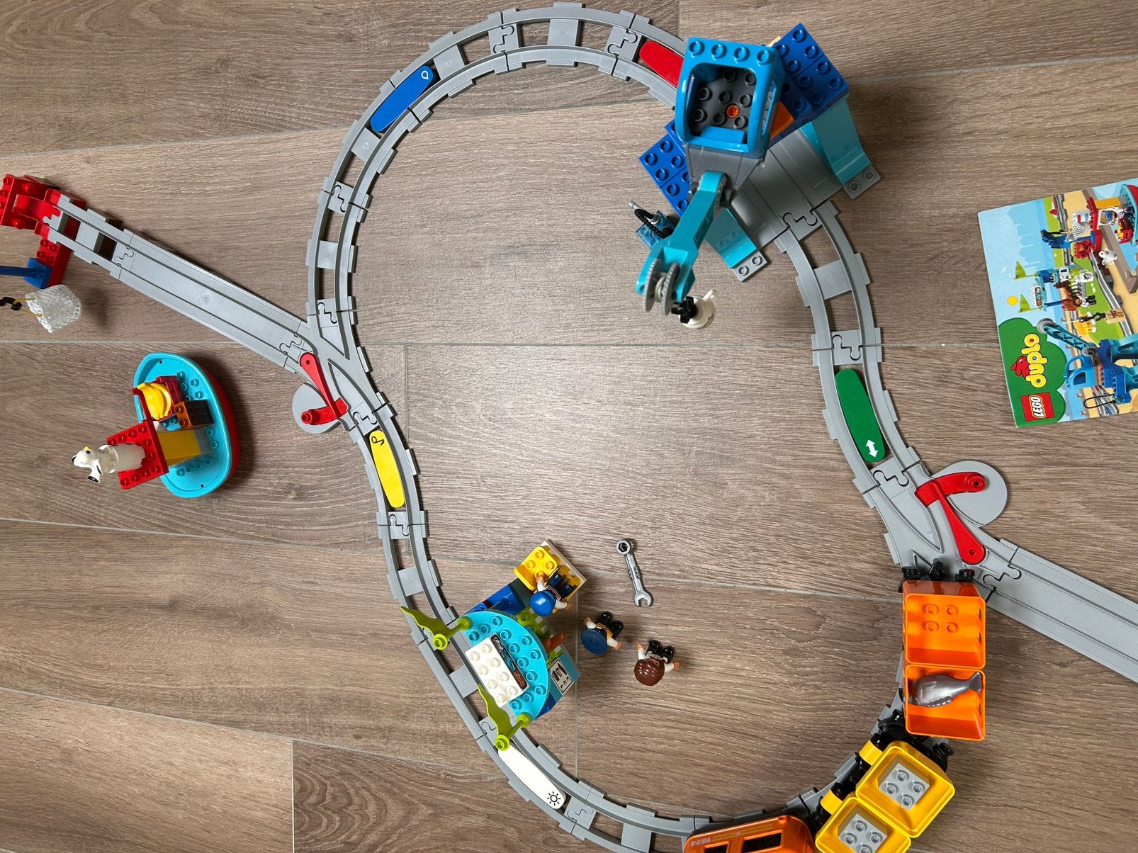 Duplo goederentrein, Verzenden, Zo goed als nieuw, Complete set, Duplo