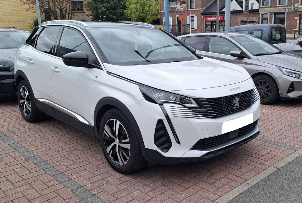 Peugeot 3008 1.5 BlueHDI GT Line, Automaat, 1504 kg, Wit, Leder