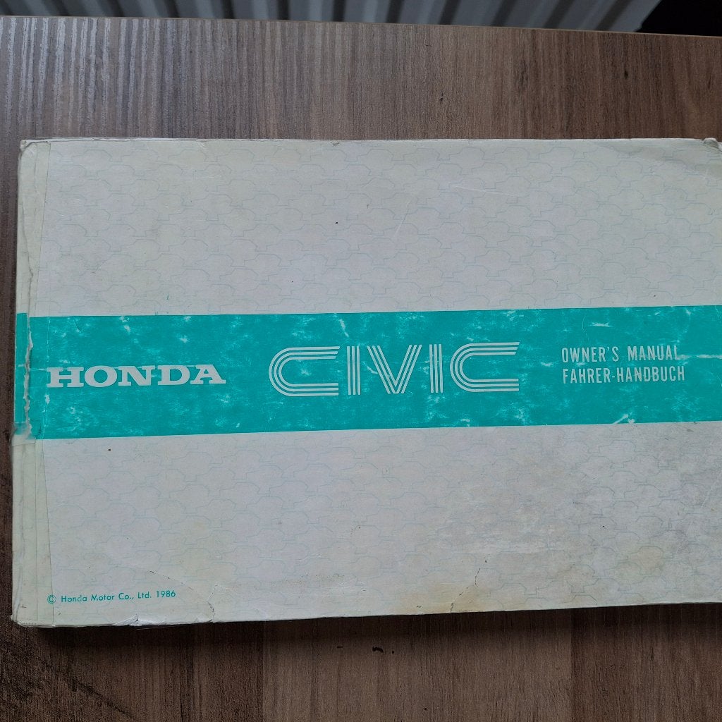 HONDA  CIVIC    4- talig:  Instruktieboek /, Ophalen of Verzenden, Zo goed als nieuw, Honda