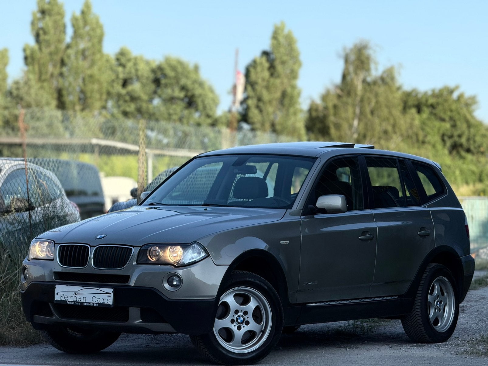Bmw X3 2.0i xDrive • 2009 • GPS • Airco • Panoramadak, Testrit aan huis, 1995 cc, 4 cilinders, Beige