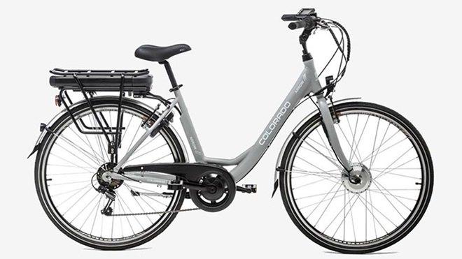 velo electrique moteur avant avec chargeur, Fietsen en Brommers, Fietsen | Dames | Damesfietsen, Zo goed als nieuw, Overige merken