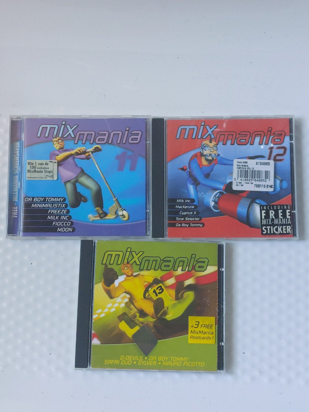 MIXMANIA 11+12+13 (+ Sticker & Postcards), CD & DVD, CD | Dance & House, Envoi