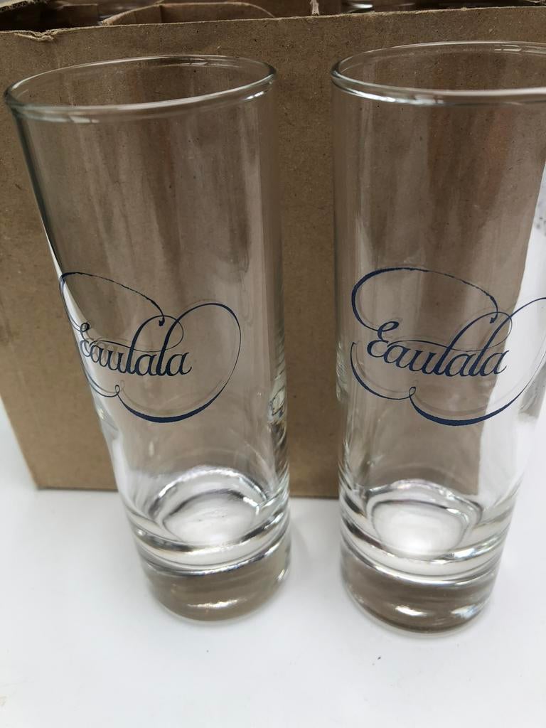 6 nieuwe waterglazen in doos Eaulala, Ophalen, Nieuw, Waterglas