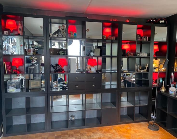 10 stuks lampadèretjes kallax spiegel deurtjes, Enlèvement