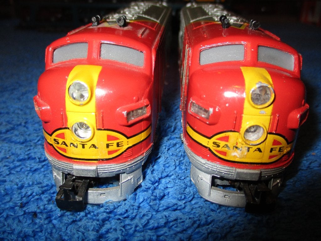 Marklin Santa-Fé 3060 + 4060 Version 1., Enlèvement ou Envoi, Utilisé, Locomotive, Märklin
