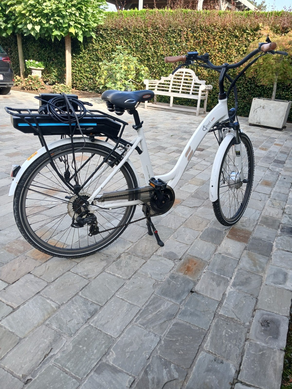 electische dames fiets, Enlèvement