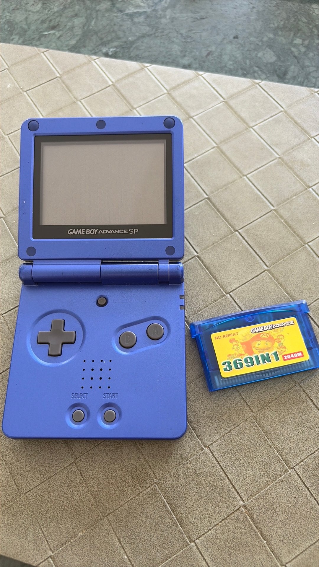 Nintendo Game Boy Advance SP Blauw Retro Nintendo Klassieker, Ophalen, Zo goed als nieuw
