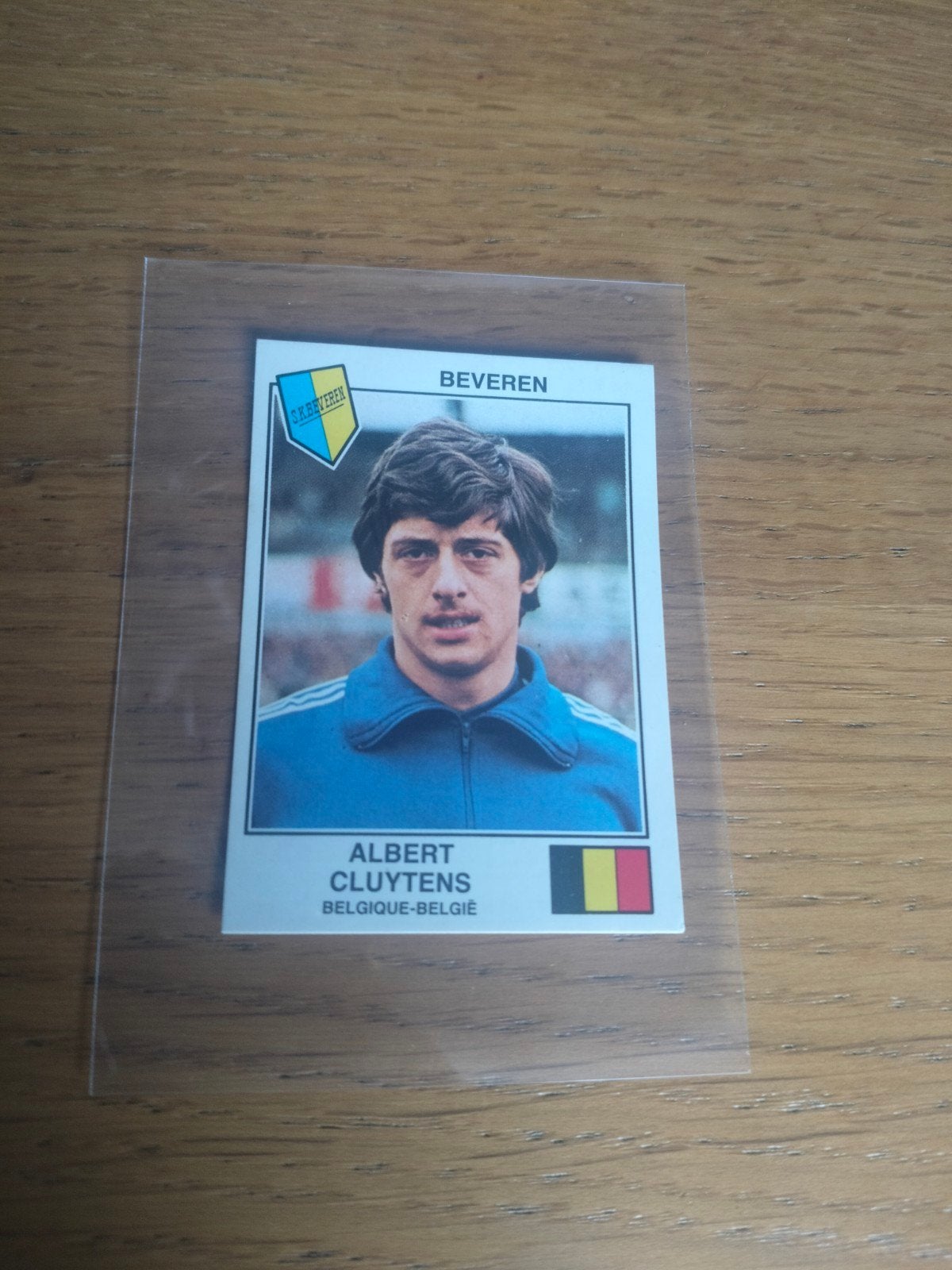 Panini sticker Albert Cluytens Beveren Euro Football 79, Enlèvement ou Envoi, Autocollant