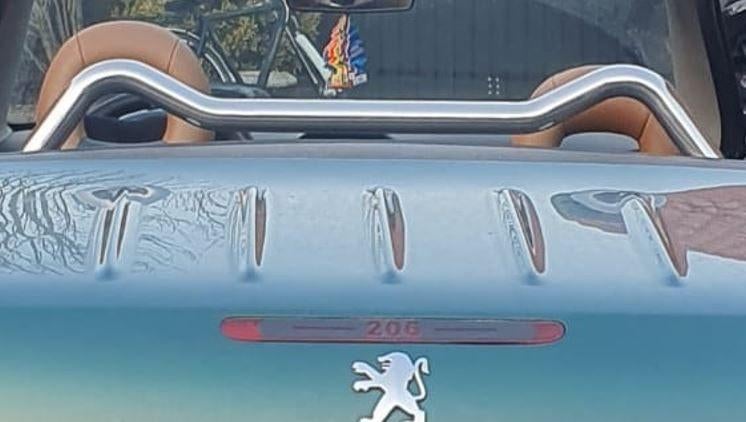Peugeot 206 cc Costum rolbeugel RVS, Ophalen of Verzenden