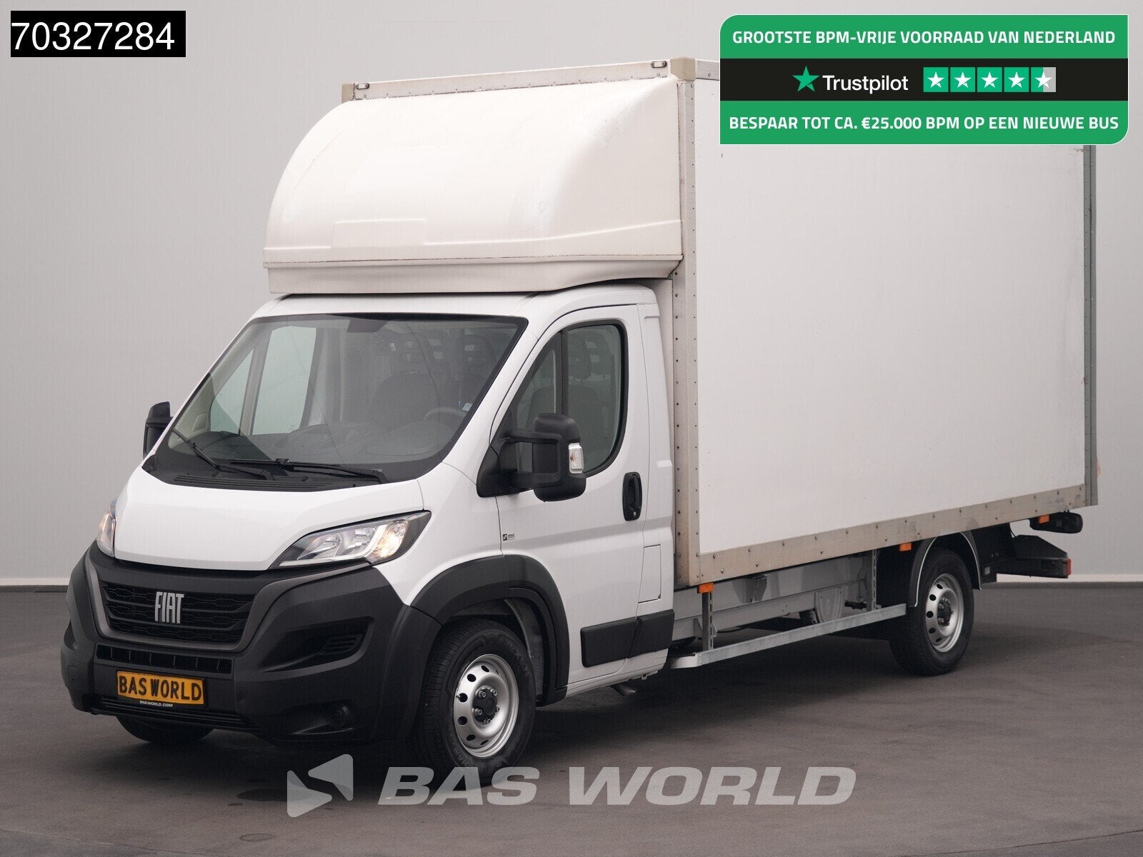 Fiat Ducato 140pk Laadklep Zijdeur Bakwagen Airco Cruise Eur, Auto's, Bestelwagens en Lichte vracht, Stof, Gebruikt, Euro 6, 4 cilinders