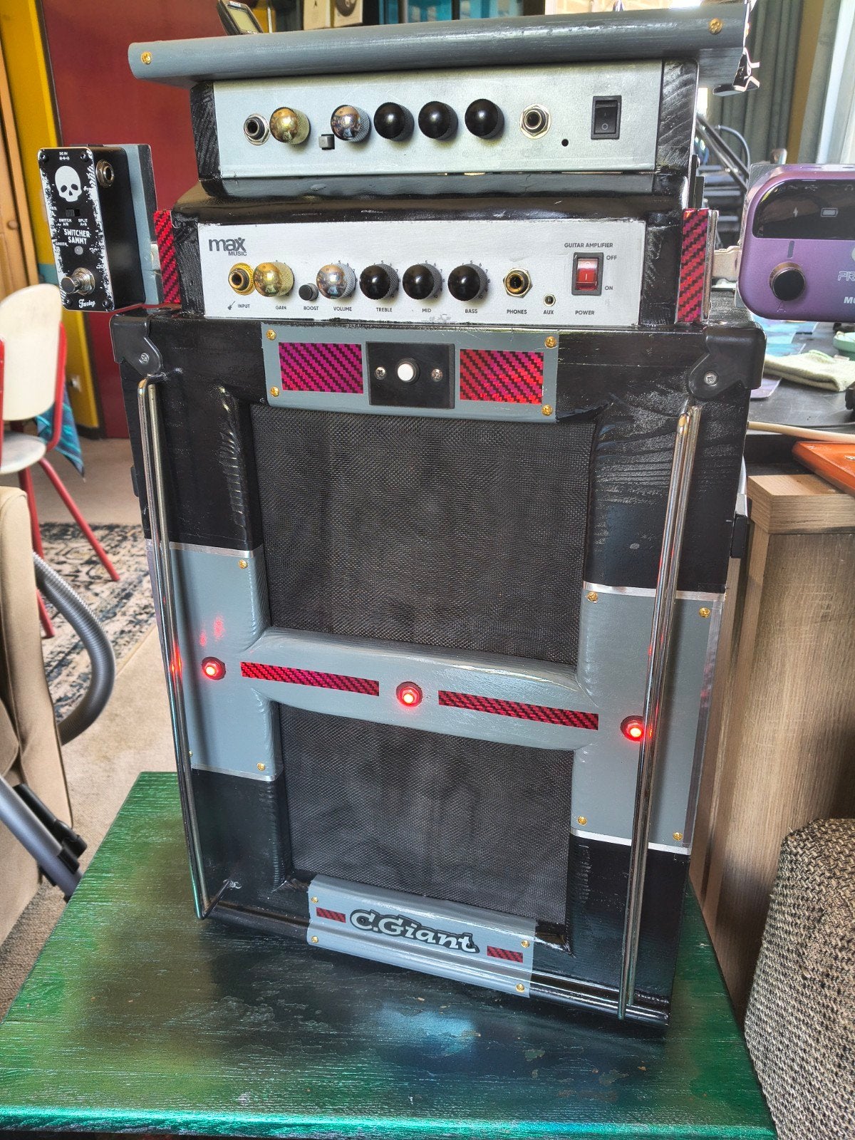 Custom gitaar versterker, Ophalen, Zo goed als nieuw, Gitaar, 50 tot 100 watt