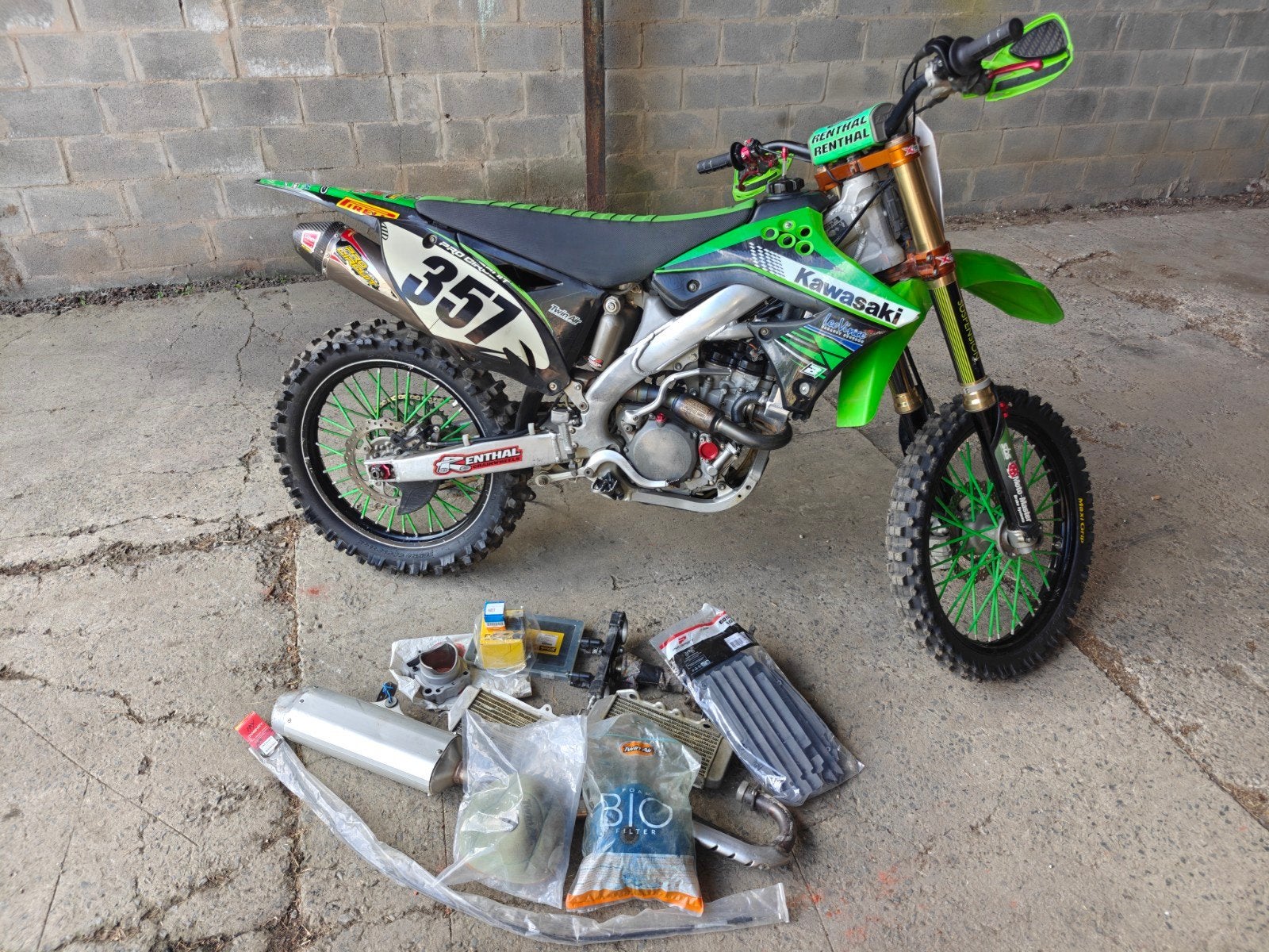 Kawasaki kx250f 2012, Motoren, 250 cc, Occasion, Crossmotor, Handgeschakeld