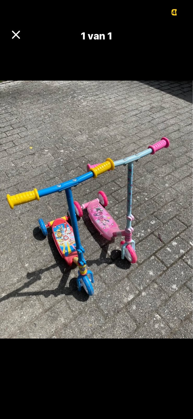 Step : Paw patrol & Minnie mouse, Ophalen, Zo goed als nieuw