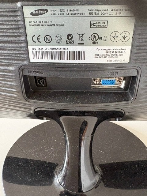 Samsung S19A300N (LS19A300N/EN)., Ophalen, Samsung, VGA, 19 inch