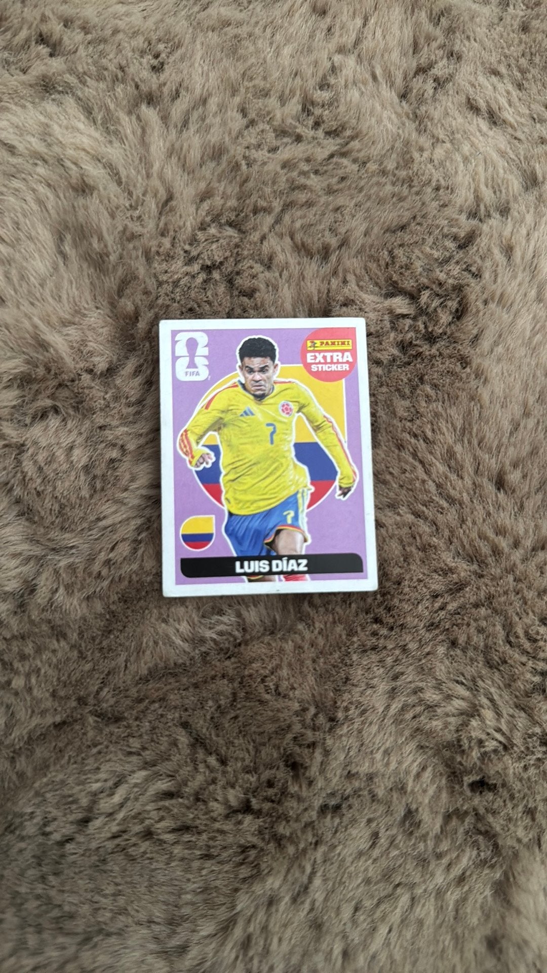 Luis Díaz Panini Extra Sticker 2026, Ophalen, Zo goed als nieuw, Sticker