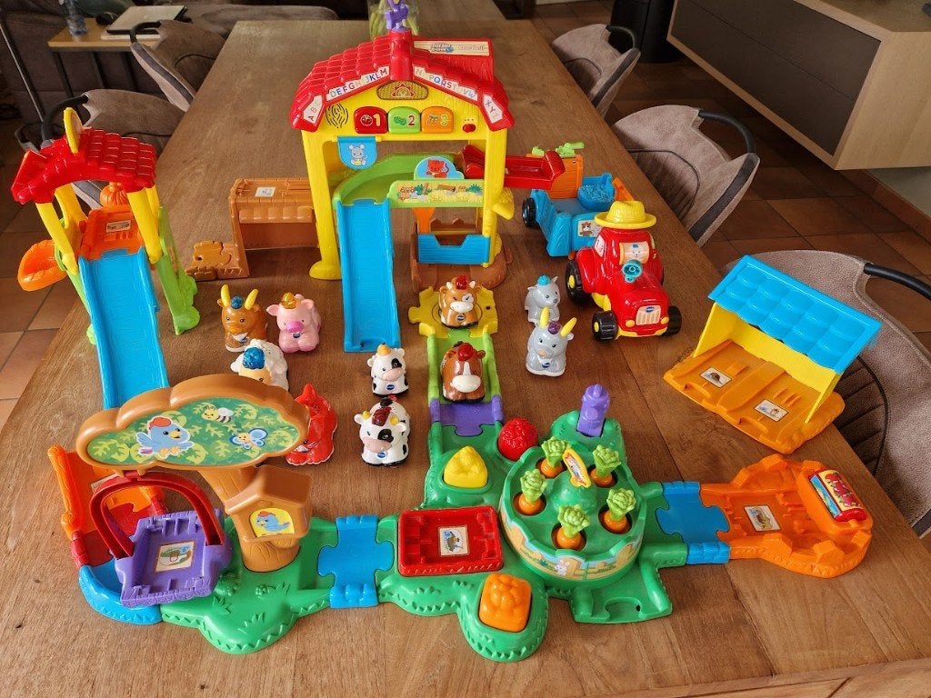 Vtech zoef zoef boerderij, Enlèvement, Utilisé, 6 mois à 2 ans