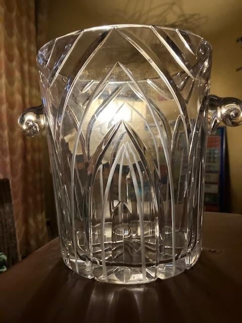 JOLI SEAU À GLACE EN VERRE. PARFAIT ÉTAT., Enlèvement ou Envoi, Comme neuf