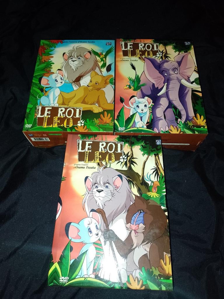A vendre lot de 3 coffrets DVD dessin animé Le Roi Léo, Anime (japonais), Enlèvement ou Envoi, Dessin animé, Tous les âges