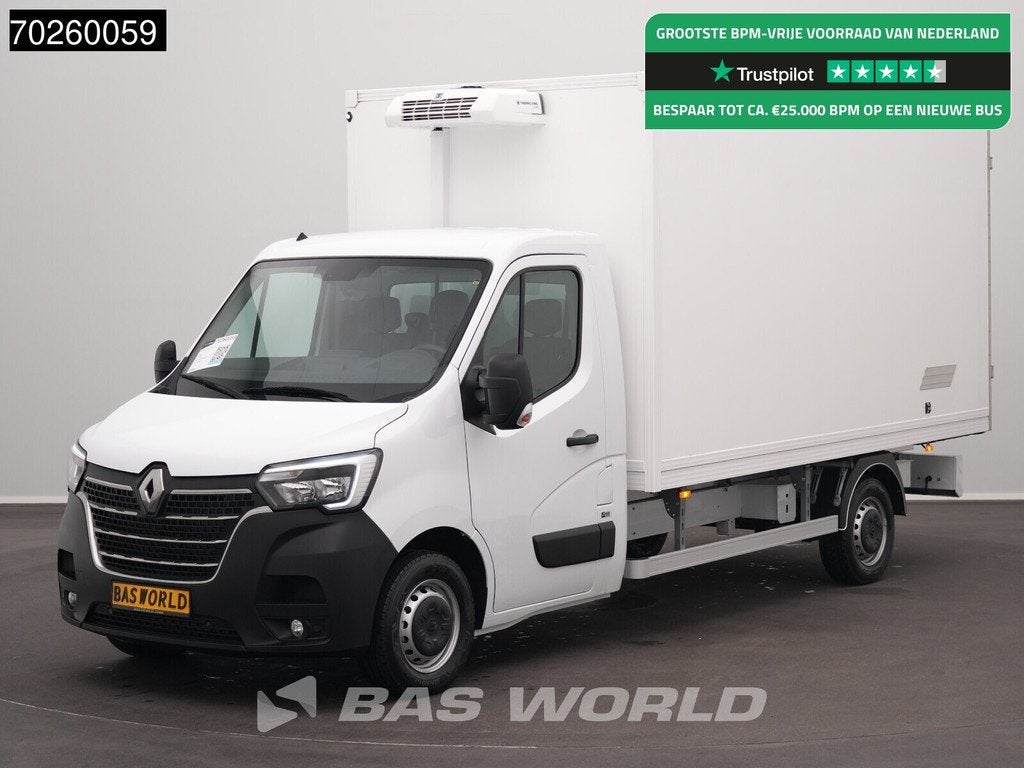 Renault Master 165PK BPM VRIJ! Koelwagen Thermo King C-250 A, Auto's, Stof, Renault, 2500 kg, Bedrijf