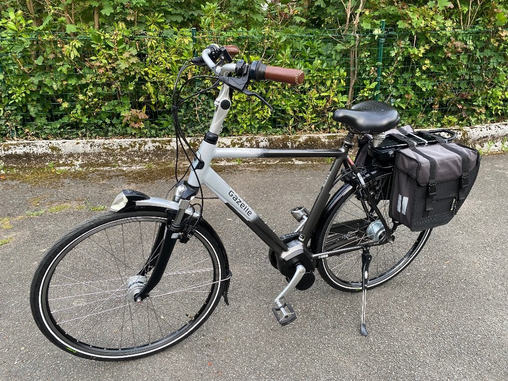 Elektrische herenfiets 28inch gazelle middenmoter, Ophalen, Gebruikt, 50 km per accu of meer, Gazelle