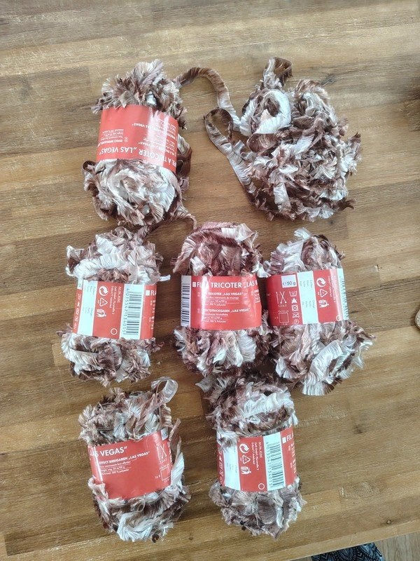 7 volledige bolletjes garen, Verzenden, Nieuw