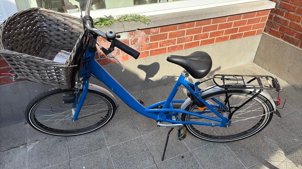 Damesfiets met mand, Fietsen en Brommers, Ophalen of Verzenden, Zo goed als nieuw