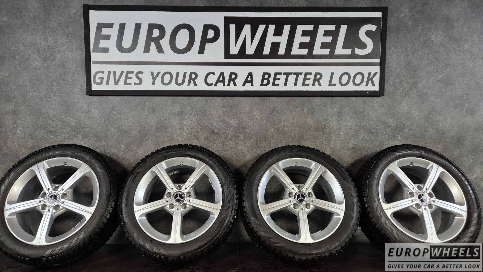 17 inch originele Mercedes A B CLA velgen winterbanden W177, Auto-onderdelen, Banden en Velgen, Gebruikt, -, -, Banden en Velgen